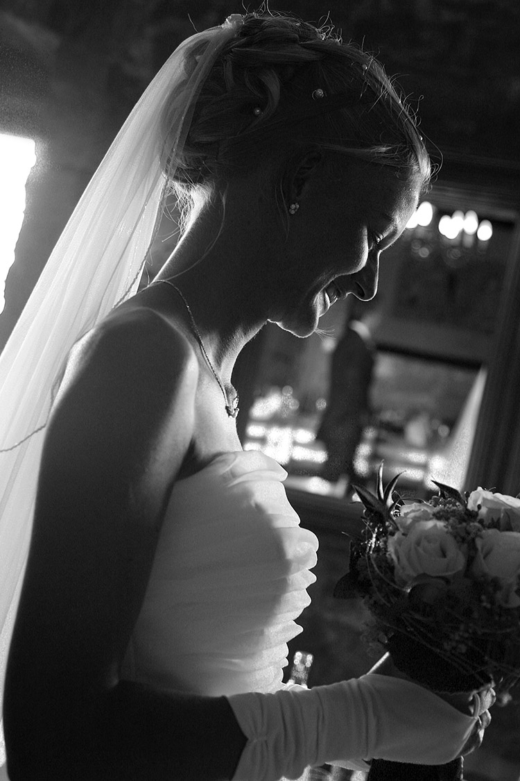Brautfoto-schwarzweiß Fotografie