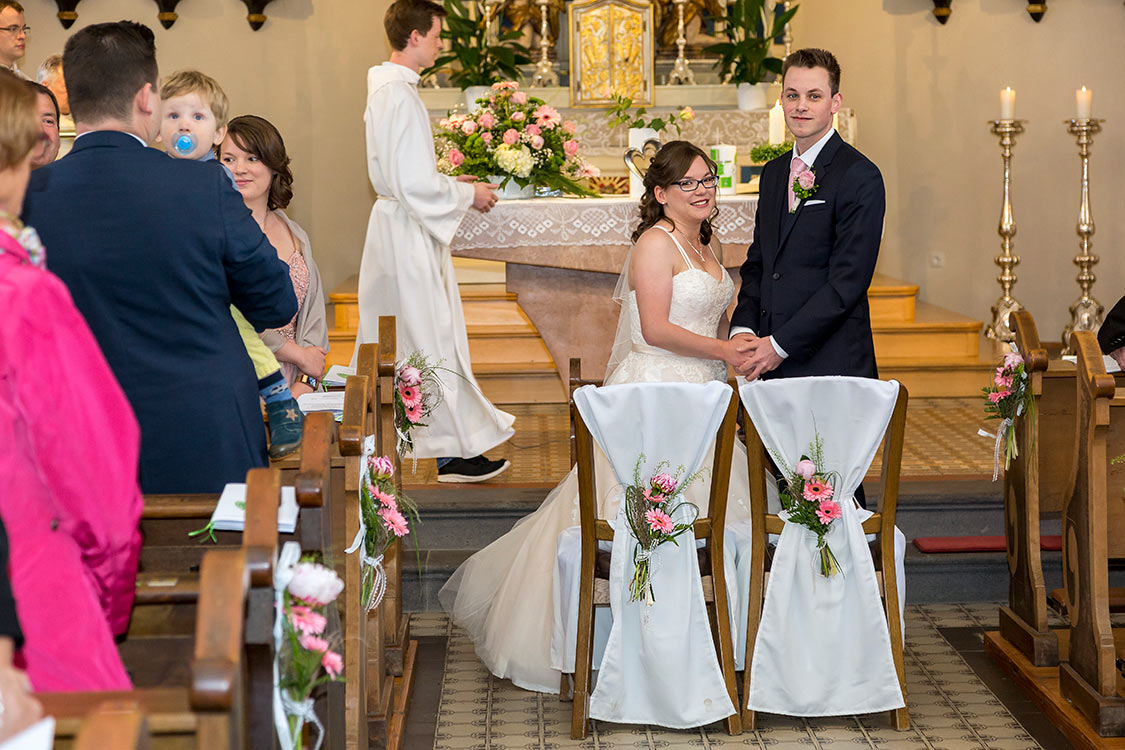 Brautpaar am Altar