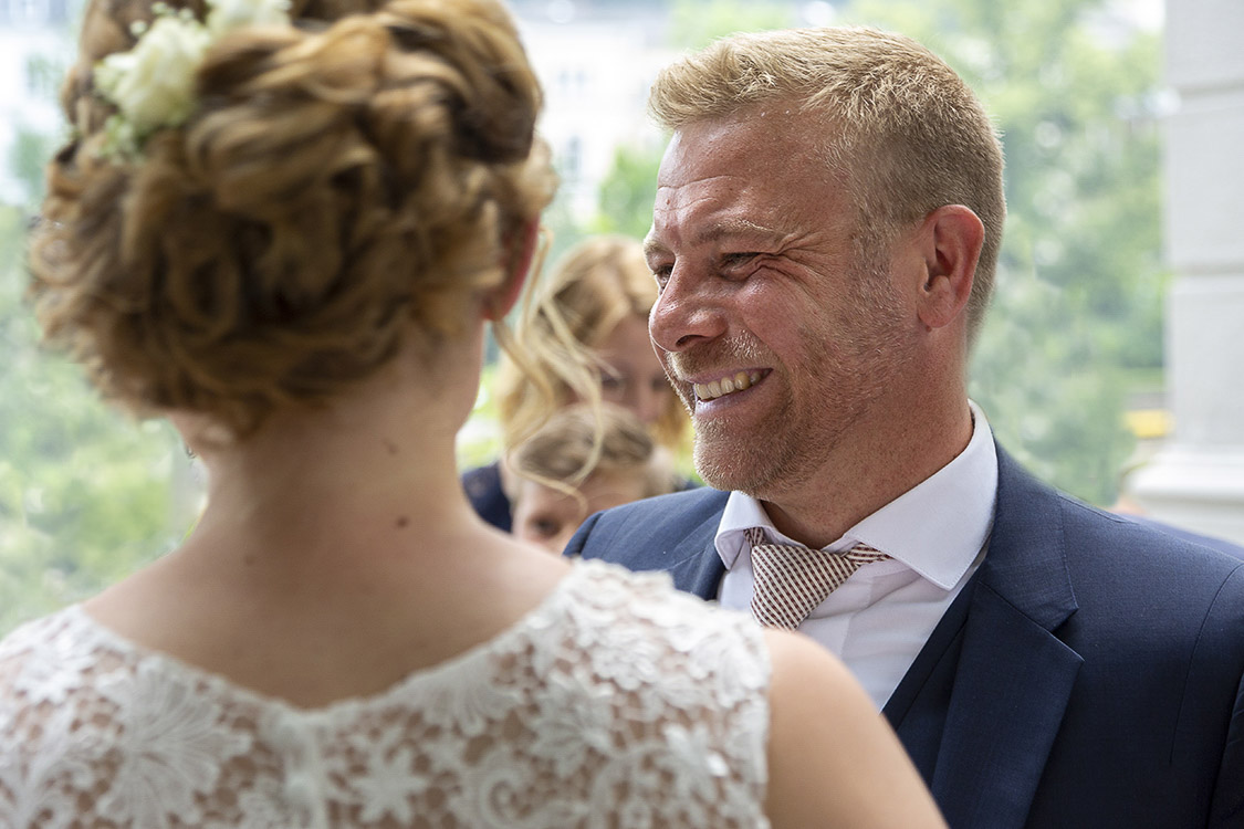 Strahlende Gesichter - Hochzeitsfotografie in Karlsruhe